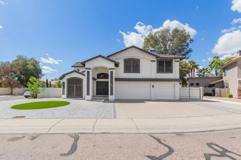 NO HOA!!! Exquisite corner lot property, including a 3-car garage and RV gate in Tatum Square, is a dream come true! Fall in love with a captivating interior featuring tile flooring, soothing palette throughout, high-vaulted ceilings, modern recessed...