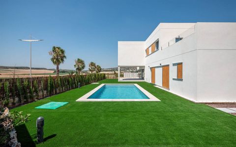 Villas for sale in La Finca Golf, Algorfa, Costa Blanca With spectacular views over the Finca golf Resort, these modern homes with Mediterranean touches with 4 bedrooms and 3 bathrooms, take you to a privileged corner where you can enjoy the good wea...