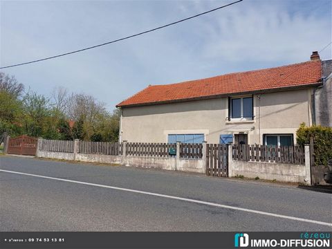 Mandate N°FRP158311 : House approximately 61 m2 including 3 room(s) - 2 bed-rooms - Garden : 539 m2, Sight : Campagne. - Equipement annex : Garden, double vitrage, - chauffage : electrique - Class Energy F : 402 kWh.m2.year - More information is avai...