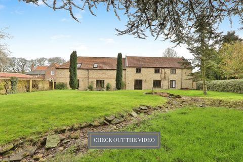 INVITING OFFERS BETWEEN £925,000-£975,000 Check out the video! PERIOD STONE LINK DETACHED BARN CONVERSION SPANNING ALMOST 3,900 SQ. FT. NESTLED IN A CHARMING VILLAGE SETTING With over 2.6 acres of picturesque landscape this period stone link detached...