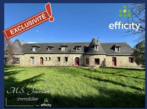 35680 - LOUVIGNÉ-DE-BAIS - EXCLUSIVE - 400M² CHARACTER HOUSE - 8 BEDROOMS - 12 ROOMS - GARAGE - COUNTRYSIDE - VIRTUAL TOUR ** Efficity, the online real estate agency, presents you exclusively this MAGNIFICENT property located in the countryside of Lo...