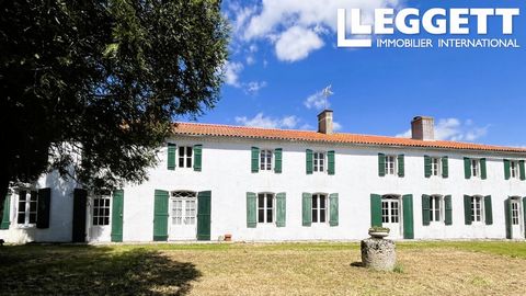 A26834EMU17 - Close to a pleasant village, this beautiful and impressive group of buildings would make an ideal home for developing a successful gite business. The property is situated 25 minutes drive from La Rochelle, with its airport and many attr...