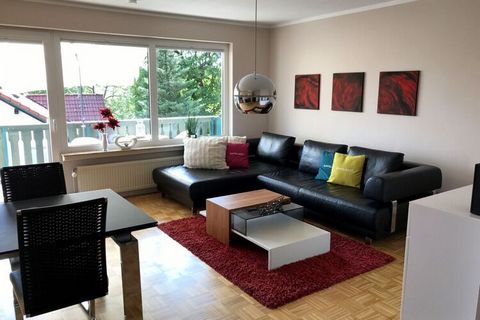 The holiday apartment is NEW and has just been renovated with high quality materials. It impresses with its excellent, luxurious and comprehensive furnishings, which offer you a high level of relaxation. In addition to two spacious balconies includin...