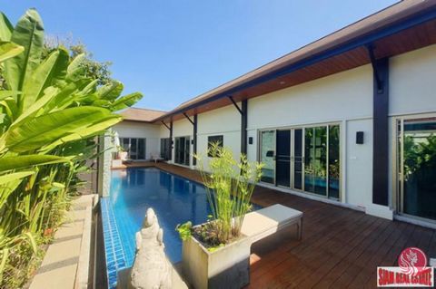 Step into the lap of modern luxury as you discover the enchanting allure of Kokyang Estate oriental-style 4-bedroom villa in the heart of Naiharn, Phuket. Fully furnished with meticulous attention to detail, the residence boasts a seamless blend of c...