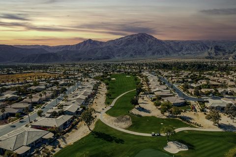 Step into luxury with this stunning Monterey plan, complete with a detached casita, perfectly situated on the 12th fairway at The Golf Club at La Quinta. This 1,965 sq. ft. single-family oasis offers 3 bedrooms, 3 bathrooms, and a versatile den/dinin...