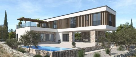 Cette luxueuse villa, actuellement en construction, est située dans un endroit serein qui promet une tranquillité totale tout en étant idéalement située à seulement 10 minutes d'une marina pittoresque et à 5 minutes en voiture de la charmante ville d...