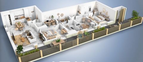 APPARTEMENT T3 NEUF AVEC VASTE TERRASSE DE 23M2