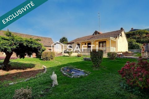 Pavillon individuel, plain-pied, 4 chambres, 114 m2 habitables, avec jardin, garage, dépendance et stationnement.