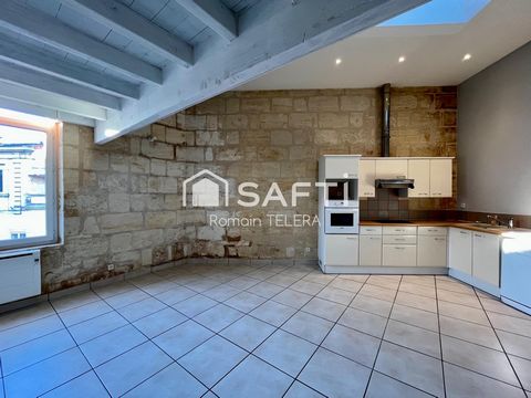 Sacré-Cœur - Nansouty : duplex en T3 de 63 m² avec une place de parking