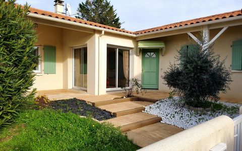 Niort, proche commodités, au calme, pavillon plain-pied 2005, 4 chambres, garage, jardin