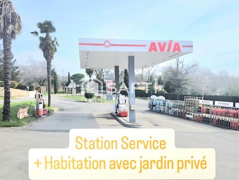 MUR/FOND DE COMMERCERCE STATION SERVICE ET MAISON