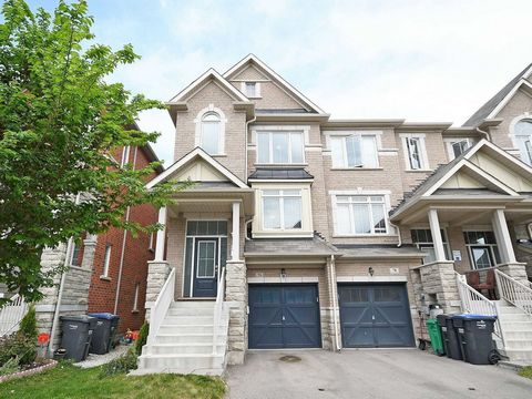 Available From August 1st Absolute Stunning End Unit Free Townhouse Approx 2000 Sqft As Per Builder Floor Plan. Near Premium Location. Spacious Combined Living, Dining With Separate Family Room. Fabulous Kitchen W/Upgrades Extended Cabinet And Quartz...