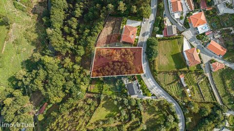 Land for sale at 69 900 €   Land for construction located in the parish of Arosa (Guimarães). This land is near Porto D ́Ave (Póvoa de Lanhoso), next to the national N207 and close to the River Beach of Rola. It has a total area of 1,745m², and about...