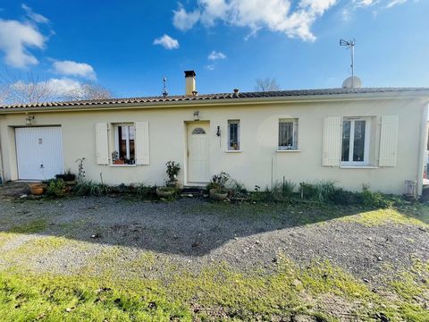 Recent detached bungalow on a plot of more than 5000 m², close to amenities. Possibility of extension (subject to the necessary authorisations). Price including agency fees : 197.950 € Price excluding agency fees : 185.000 € Buyer commission included...