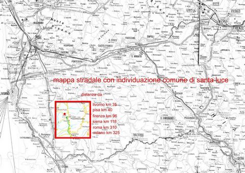 LANDS The lands (both flat and hilly) are located in the province of Pisa in the municipality of Santa Luce and have a total land area of about 190,000 square meters. (19 hectares). List of plots of land in the Municipality of Santa Luce in the local...