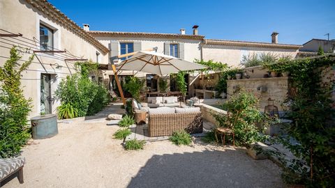 This magnificent and characterful farmhouse, restored with taste and refinement, is a little gem in the heart of the village. The owner has used reclaimed, period materials to give this property incredible charm, with old beams, stone floors and vari...