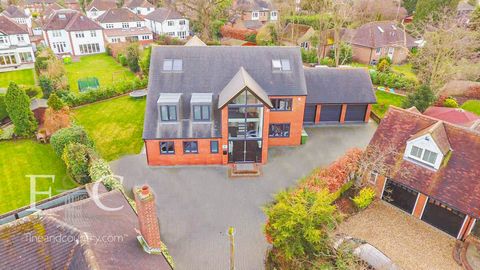 This beautifully presented new build styled property occupies a tucked away position at the head of a cul-de-sac and provides generous contemporary accommodation of 4600 square feet to include an impressive glazed reception hall, living room with bi-...