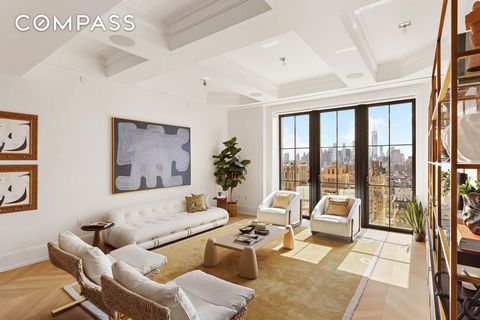 Walker Tower is a testament to timeless elegance. As you enter the home, you will be immediately captivated by windows that showcase unobstructed south facing views of the NYC skyline. Wake up daily to the views of the Statue of Liberty and Hudson Ri...