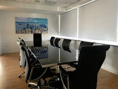 Located in Limassol. These luxury offices are in the sought after central business location, walking distance to all amenities and access to all arteries of Limassol. Fully equipped throughout, server room, raised floors, fiber optics, security entra...