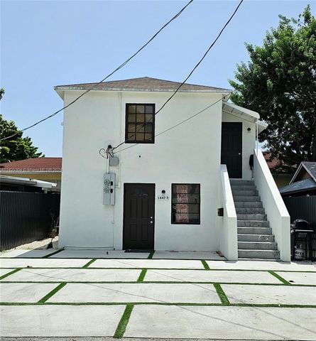 Remarkable Investment Opportunity in the Heart of Miami! for both investors and homeowners! Located in a prime area, this duplex features two separate units - 1st floor with 2-BR 1-bath, & 2nd floor with 2-BR 1-bath as well. Enjoy the proximity to va...