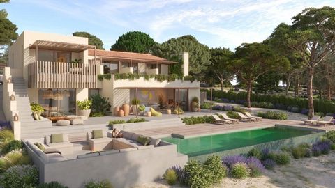 Plot of land with 1 595.2 m2 Architectural Design Approved for a 4 bedroom Villa in Condominium La Reserve, Carvalhal, Comporta. The project includes a Contemporary style Villa, T5, with 272 m2 of gross construction area, garden and swimming pool. Di...