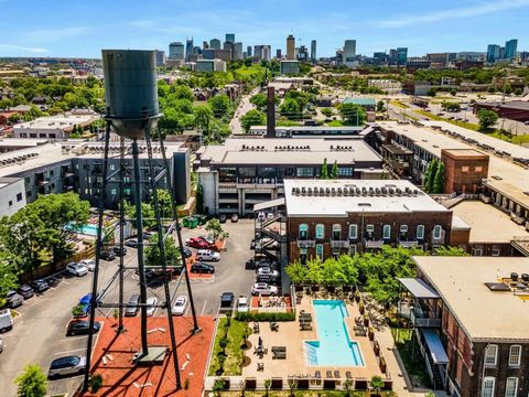 Own your own piece of Nashville History! Welcome to the Werthan Lofts, enjoy living in hip Germantown, saturated with the best farm to table restaurants Nashville has to offer, including Rolf and Daughters which is housed in the same building! German...