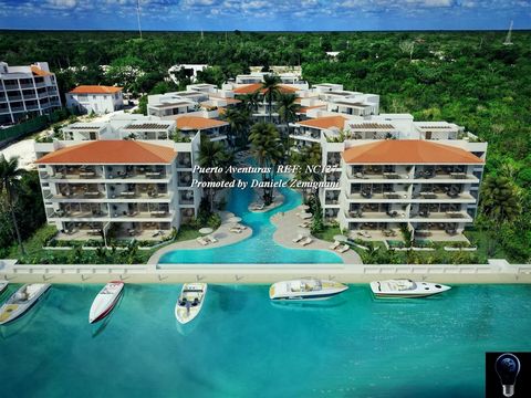 The complex is developed on 7,000 m2, located between Avenida Boulevard Puerto Aventuras and the beautiful marina, on the MZ 10 of plane 04, of the Tourist and Residential Complex of Puerto Aventuras Presale Apartment in Marina de Puerto Aventuras De...