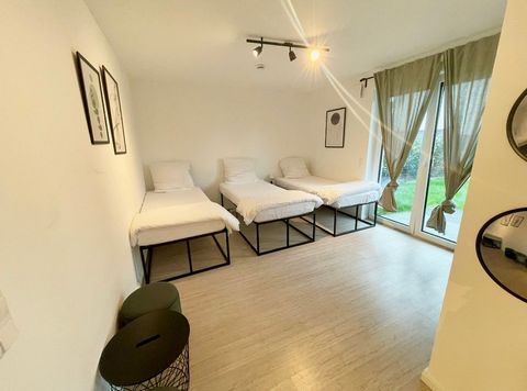 Ferienliebe is an accommodation right on the border of Hamburg. The location of the apartment is super quiet, directly equipped with a bus station and a stone's throw away from Hamburg. The amazingly large, ultra-modern new build apartment has a larg...