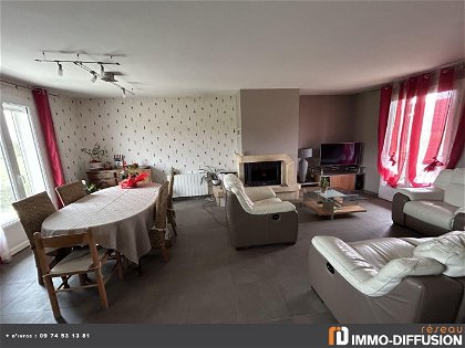 Mandate N°FRP160364 : House approximately 90 m2 including 5 room(s) - 3 bed-rooms - Garden : 897 m2. Built in 1986 - Equipement annex : Garden, Cour *, Terrace, Balcony, Garage, parking, double vitrage, piscine, Fireplace, Cellar - chauffage : gaz - ...