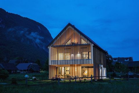 We sale a 4* apart-hotel on Lake Bohinj. Hotel is just 3-minute walk from the lake. 3-storey house was built in 2017. Area is 289.3 m2, land plot 564 m2. 3 high class design apartments located one on each floor. They are fully equipped for the recept...