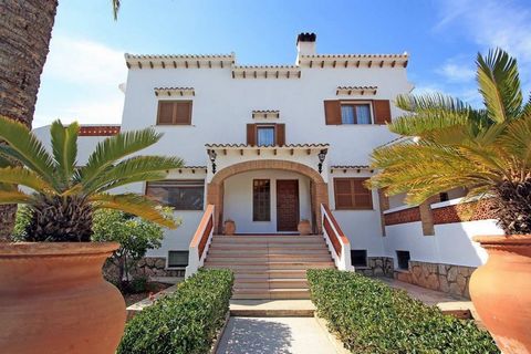 Fabulous villa for sale in Els Poblets of rustic Mediterranean style The house is built on a flat plot of 1200 m2 fully fenced consists of two floors large basement for garage with space for several vehicles and two entrances The upper floor is distr...