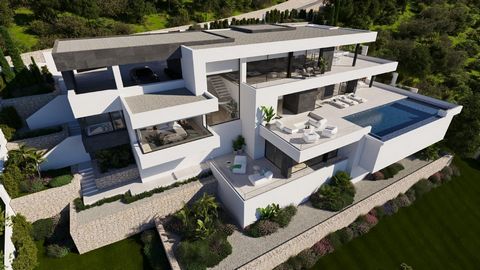 The villa is distributed on three levels, the result of a unique and exclusive design, with spacious, open, and bright spaces, in which all rooms are oriented towards the Mediterranean Sea, to make the most of its wonderful views.~~The house is acces...