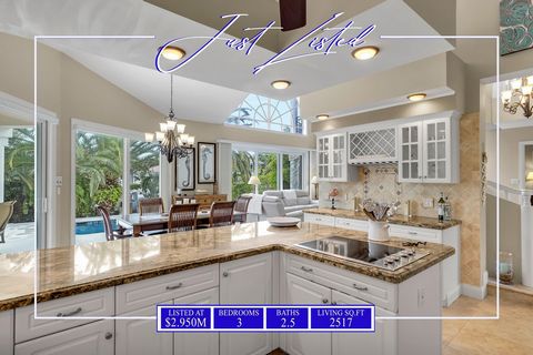 Nestled in the heart of the Florida Keys, in the resort community of Key Colony Beach, this elegant home offers the perfect blend of luxury and comfort. As you step inside the formal foyer, the open and airy living room welcomes you with soaring ceil...