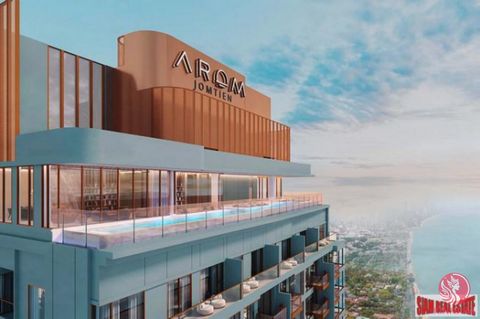 AROM JOMTIEN New luxury high-rise condo with panoramic sea views on the renowned Jomtien beach, excellent facilities and located close to many amenities. Condominium, Jomtien beach condo project, 2 High Rise styles, 45-storey buildings and 2-storey c...