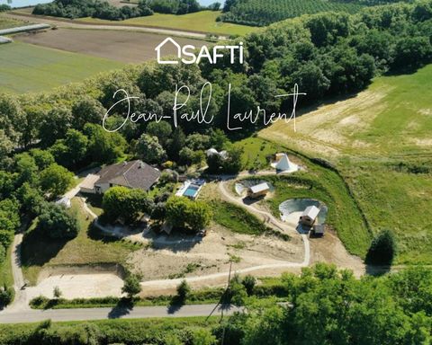 Located on the Bordeaux-Agen axis, on the banks of the canal, this estate offers an ideal location for a prosperous family campsite. With its proximity to nature and outdoor activities, this establishment benefits from a setting conducive to relaxati...