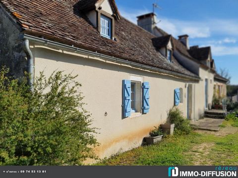 Fiche N°Id-LGB150909: Carlucet, Village house of about 76 m2 comprising 3 room(s) including 2 bedroom(s) - - Ancillary equipment: garden - parking - fireplace - cellar - heating: Wood - Energy class G: 455 kWh.m2.an - More information available on re...