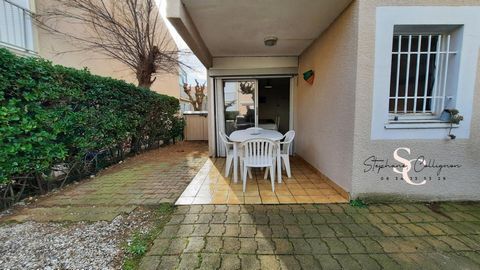 34340- MARSEILLAN - PLAGE EST- Apartment, Gartenebene, mit Terrasse, Garten und Parkplatz - - Preis 138.000 EUR Gebühren zu Lasten des Verkäufers. (DPE: E/-B) Direkt am Meer, in einer ruhigen, sicheren Residenz, entdecken Sie diese charmante Wohnung ...