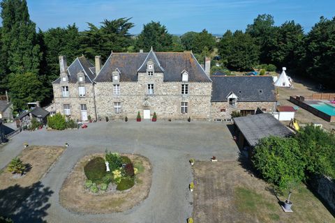 Dpt Ille et Vilaine (35), à vendre CHERRUEIX Propriété de 20 pièces sur 4 hectares
