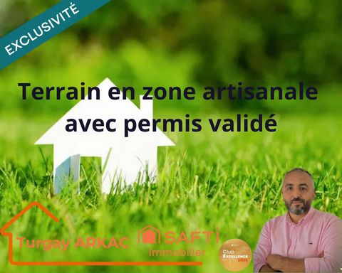 Terrain rare en zone artisanale à Bourgoin-Jallieu – Permis de construire accepté !