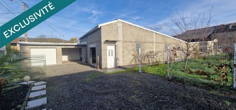 Logement moderne économique, grand volume, jardin