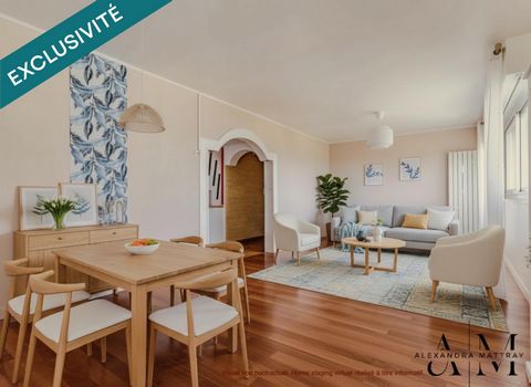 Appartement T4 très lumineux, avec cabe et garage en hyper centre de Caudéran