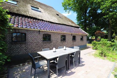 For a fun vacation with friends or family, this residential farmhouse is a perfect choice. The vacation home has a spacious living room and modern kitchen with a cozy fireplace for long evenings. The farm is located in Dalerveen in Drenthe in beautif...