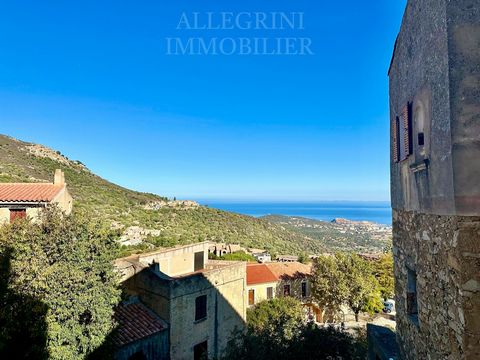 In the center of the charming village of Santa Reparata, this property is the vaulted ground floor of an anicenne building and offers a magnificent view of the islands of Ile Rousse and the village of Occiglioni. Located on a double-level basis (grou...