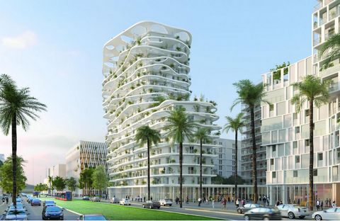 New program Nice Ouest Quartier MERIDIA in full Essort near IKEA / Stade Allianz: Sea views for some apartments in high floor. Come and discover this new luxury residence in an innovative and eco-responsible environment, signed by the architect Sou F...