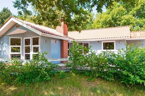 On a partially enclosed and sheltered plot, this cottage is located right in the middle of Houstrup. Around the cottage there is a nice large wooden terrace, which almost goes around the whole house and therefore has good hiding places. The cottage i...