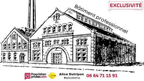 Alice Dutripon bietet Ihnen in EXKLUSIVITÄT in SEZANNE (51120) ein professionelles Gebäude. Verkaufspreis 260.000 Euro (Maklergebühren gehen zu Lasten des Verkäufers). Ein großes Geschäftsgebäude von ca. 460 m² steht zum Verkauf, das sich in einem Ge...