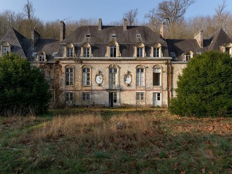 - EXCLUSIVE - 19th century CHÂTEAU in the style of the 18th century - 100km from Paris - In danger, charming architecture, interior woodwork decorations - 1.1 hectares of park, set of terraces, outbuildings, very beautiful access gate. Louviers, Eure...