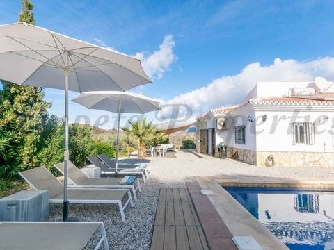 Country villa with swimming pool in Spain, situated between the white villages of Cómpeta and Torrox. The property has impressive views of the Sierra Tejeda mountains, the verdant countryside surrounding the property and down to the Mediterranean Sea...