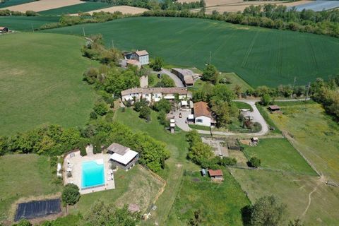 Large domaine near the medieval tourist town of Mirepoix comprising 5 spacious,stone built and renovated houses, each with its own private outdoor space, gardens and terraces and surrounded by lush vegetation. There are several outbuildings including...
