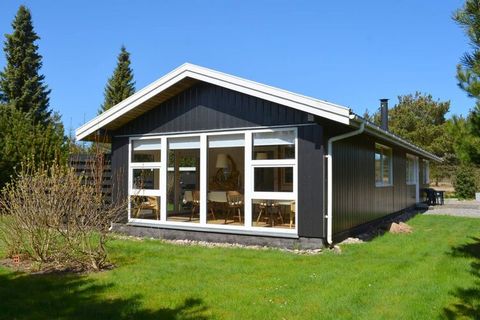 Ein schönes und gemütliches Ferienhaus in ruhiger Umgebung. Hier wohnen Sie inmitten der Natur. Innen offener Küchen-/Wohnbereich mit wärmendem Kaminofen für kühlere Tage mit im Raum. Das Feuer lässt sich so von mehreren Seiten aus genießen. In Verlä...